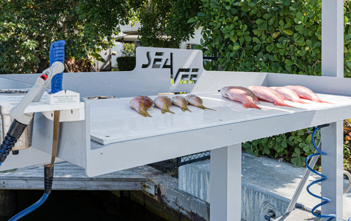 Fish fillet station right on your dock