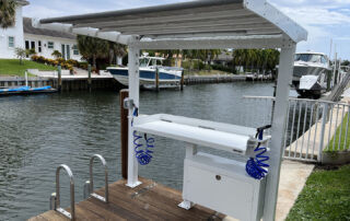 Fish Cleaning Station installed on a dock