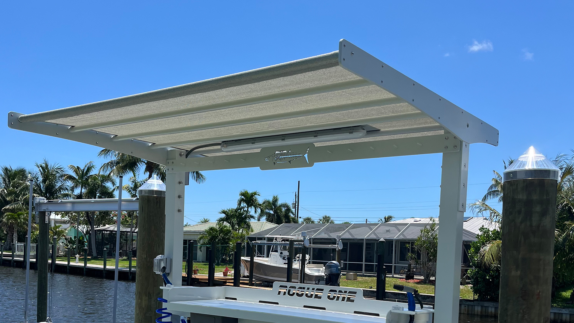 Fish Cleaning Station with Awning to cover from the sun