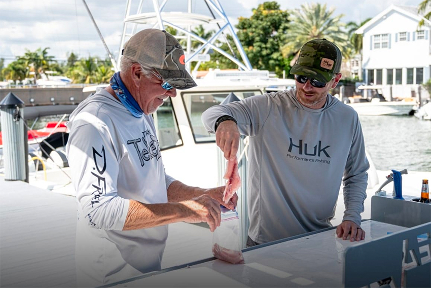 How to fillet your fish on the boat dock fish cleaning station