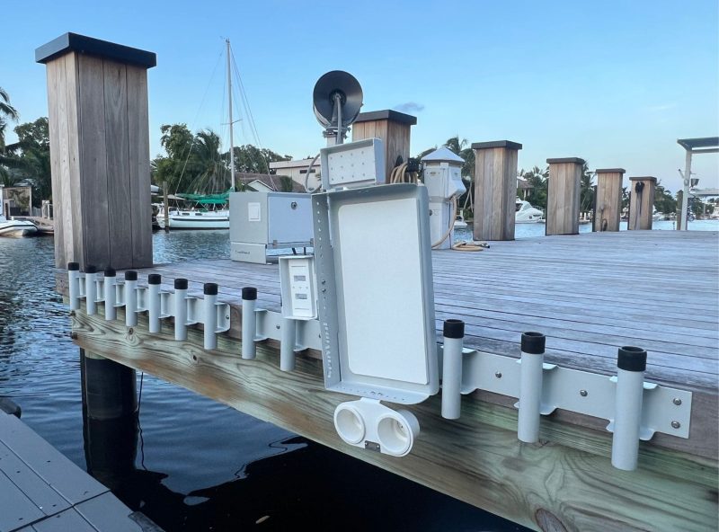 Bait Station View 5 Rod Holder Boat Cutting Board