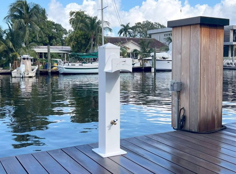 Sea Post 6x6 Main Marine Power Pedestal