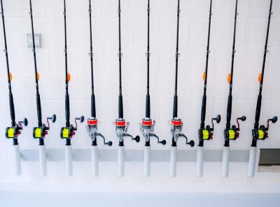 The Wall - Main Fishing Rod Wall Storage