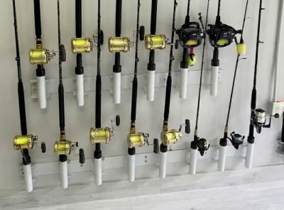 The Wall View 3 Fishing Rod Wall Storage