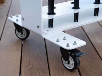 The Glide View 5 Mobile Rod Caddy
