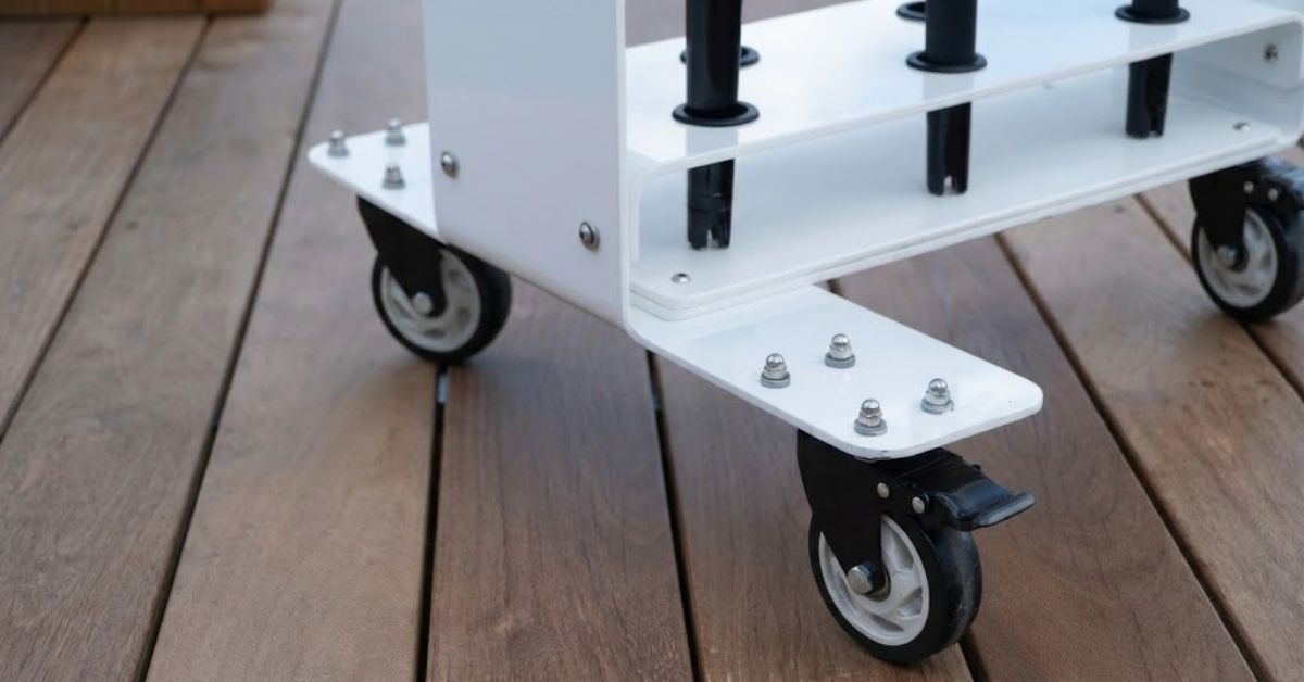 The Glide View 5 - by Gem Mobile Rod Caddy The Glide View 5 - by Gem Mobile Rod Caddy