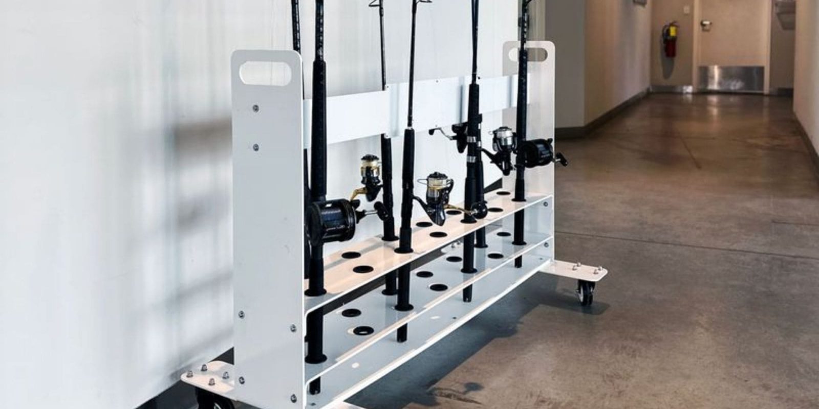 The Glide View 6 Mobile Rod Caddy The Glide View 6 Mobile Rod Caddy