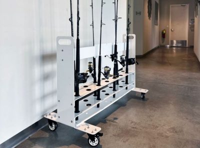 The Glide View 6 Mobile Rod Caddy