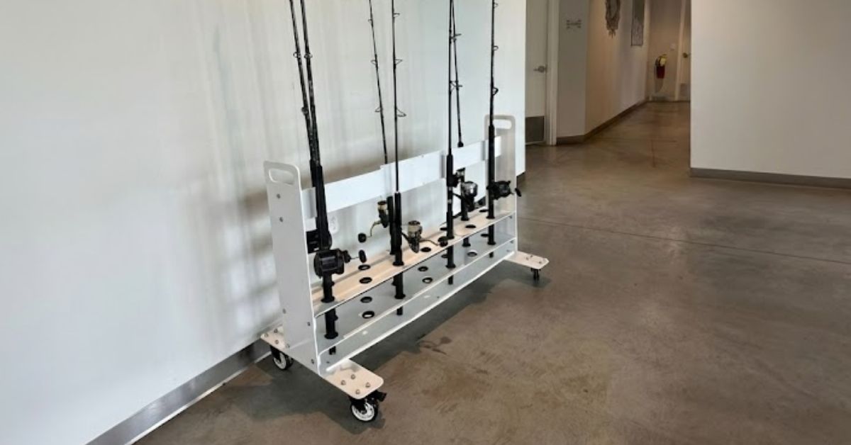 The Glide View 6 - by Gem Mobile Rod Caddy The Glide View 6 - by Gem Mobile Rod Caddy