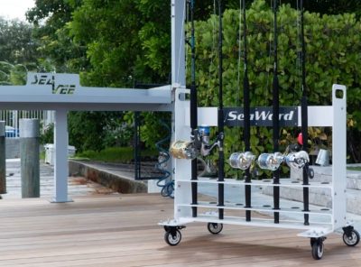 The Glide View 8 Mobile Rod Caddy